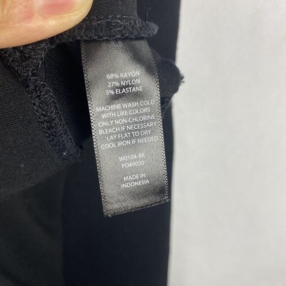 Betabrand Dress Pant Yoga Pants Boot Cut Classic Black Medium Petite W0104-BK - Picture 7 of 7